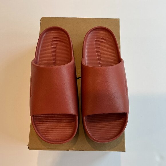 Nike Calm Slide, Rugged Orange, Women's Sandals, Slip-On, Summer Ready, … - Picture 1 of 9